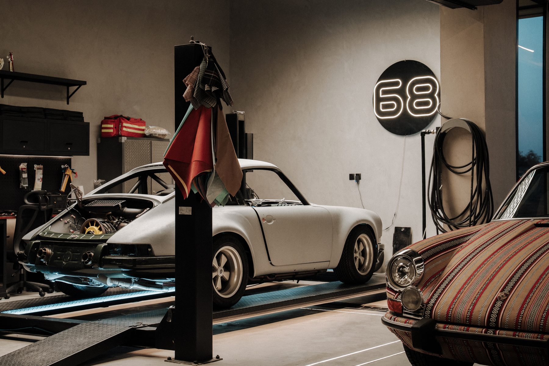 The workshop floor
